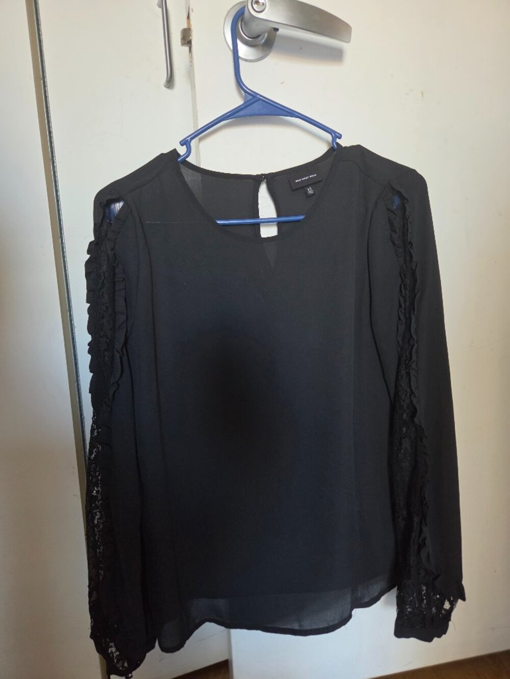 Who What Wear Top, Long Sleeves with Lace